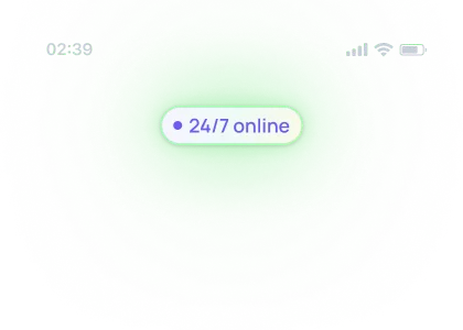 Illustration of an AI bot working around the clock