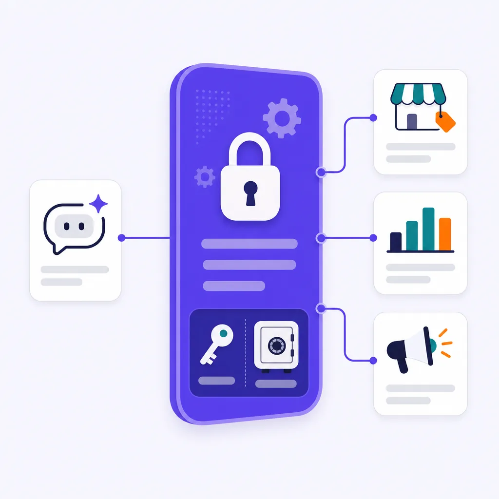 Схема: BotB2B MCP как защитный слой между ИИ-агентом и аккаунтом Авито
